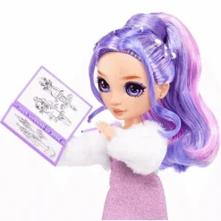 Rainbow High Muñeca de moda Fantastic Fashion Doll - Violet