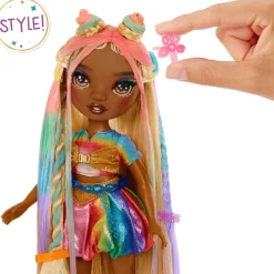 Rainbow High Muñeca Hair Chalk & Style- Meline