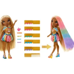 Rainbow High Muñeca Hair Chalk & Style- Meline