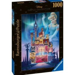 Ravensburger Puzzle Cenicienta Disney Castles, Colección Disney Collector´s Edition, 1000 Piezas, Pu
