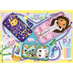 Ravensburger Puzzle Gabby´s Dollhouse, Colección 2 x 12, 2 Puzzle de 12 Piezas, Puzzle para Niños, E