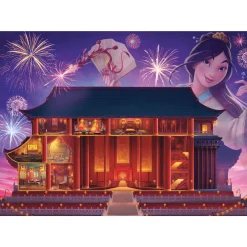 Ravensburger Puzzle Mulan Disney Castles, Colección Disney Collector´s Edition, 1000 Piezas, Puzzle