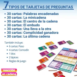 Ravensburger Reaccion a Cadena, Juego de Mesa TV, 2-4 Jugadores, 10+ Años