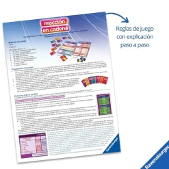 Ravensburger Reaccion a Cadena, Juego de Mesa TV, 2-4 Jugadores, 10+ Años