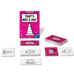 Ravensburger That´s not a hat, Juego de cartas para toda la familia, 8+ Años