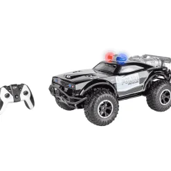 RC Coche Policía 1:10 – luces y todoterreno (modelos surtidos)