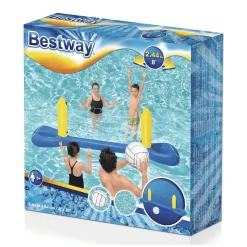 Red Hinchable Voleyball Juego de Piscina 241x61 cm