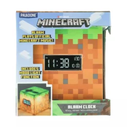 Reloj despertador Minecraft Digital