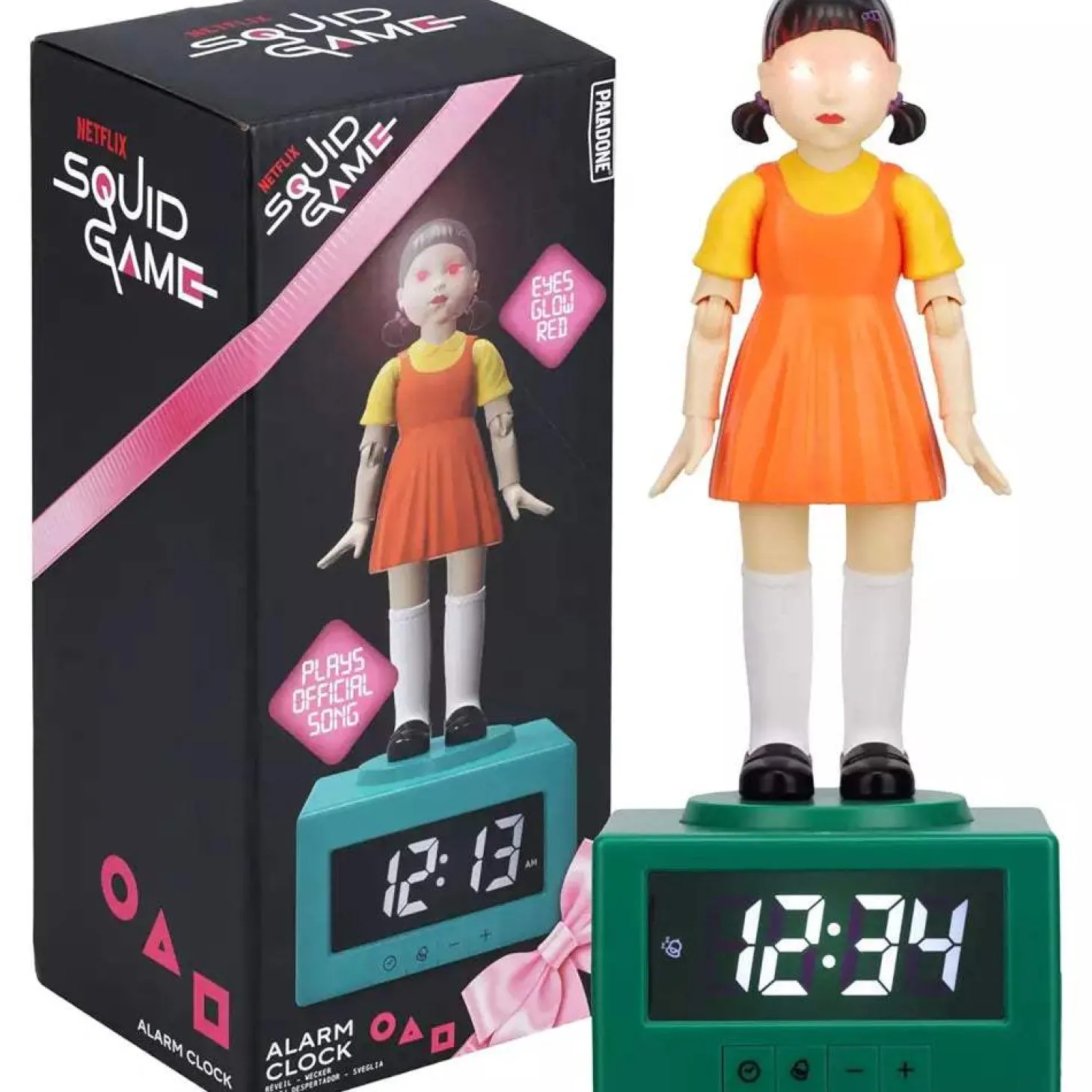 Reloj Despertador Muñeca Young-Hee – El Juego del Calamar