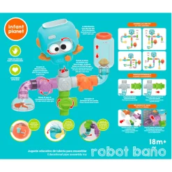 Robot baño – Juguete educativo de agua para ensamblar (Infant Planet)