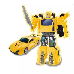 Robot Transformable 2 en 1 con sonidos y mini robots