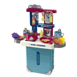 Role Planet Maleta Chef Super Chef – Cocina portátil 3 en 1 con más de 20 piezas (3+)