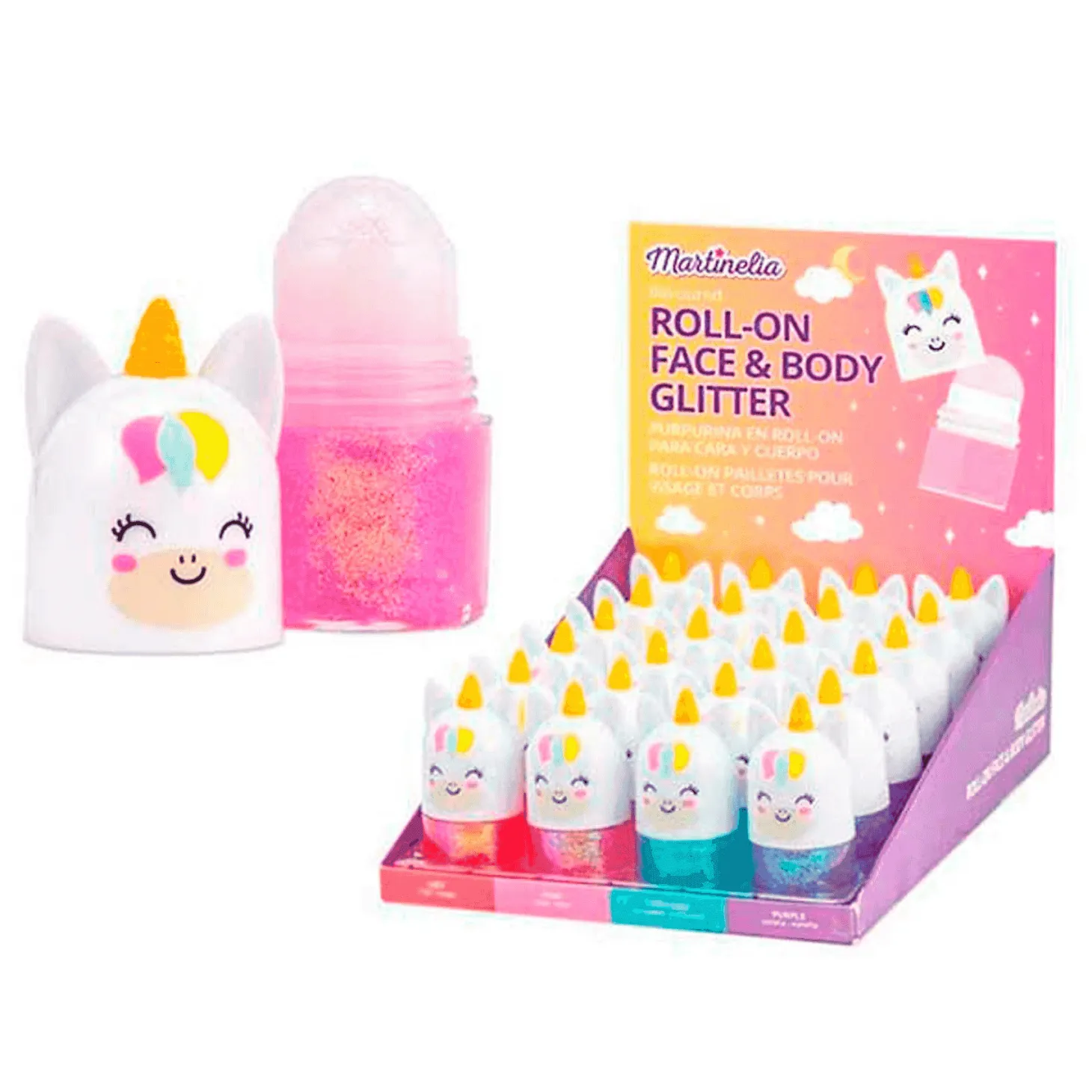 Roll On Glitter Rostro y Cuerpo