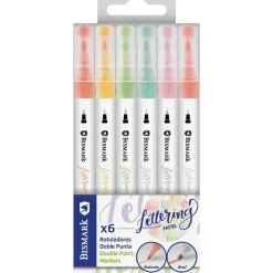 Rotuladores Doble Punta Lettering Pastel