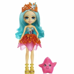 Royal Enchantimals Ocean Kingdom Muñeca Starla Starfish con mascota 4 años