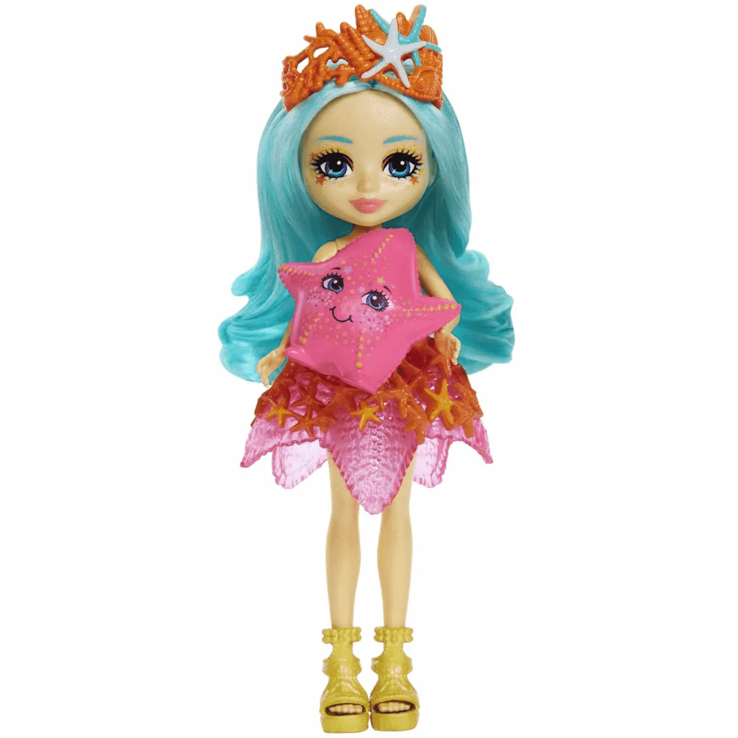 Royal Enchantimals Ocean Kingdom Muñeca Starla Starfish con mascota 4 años