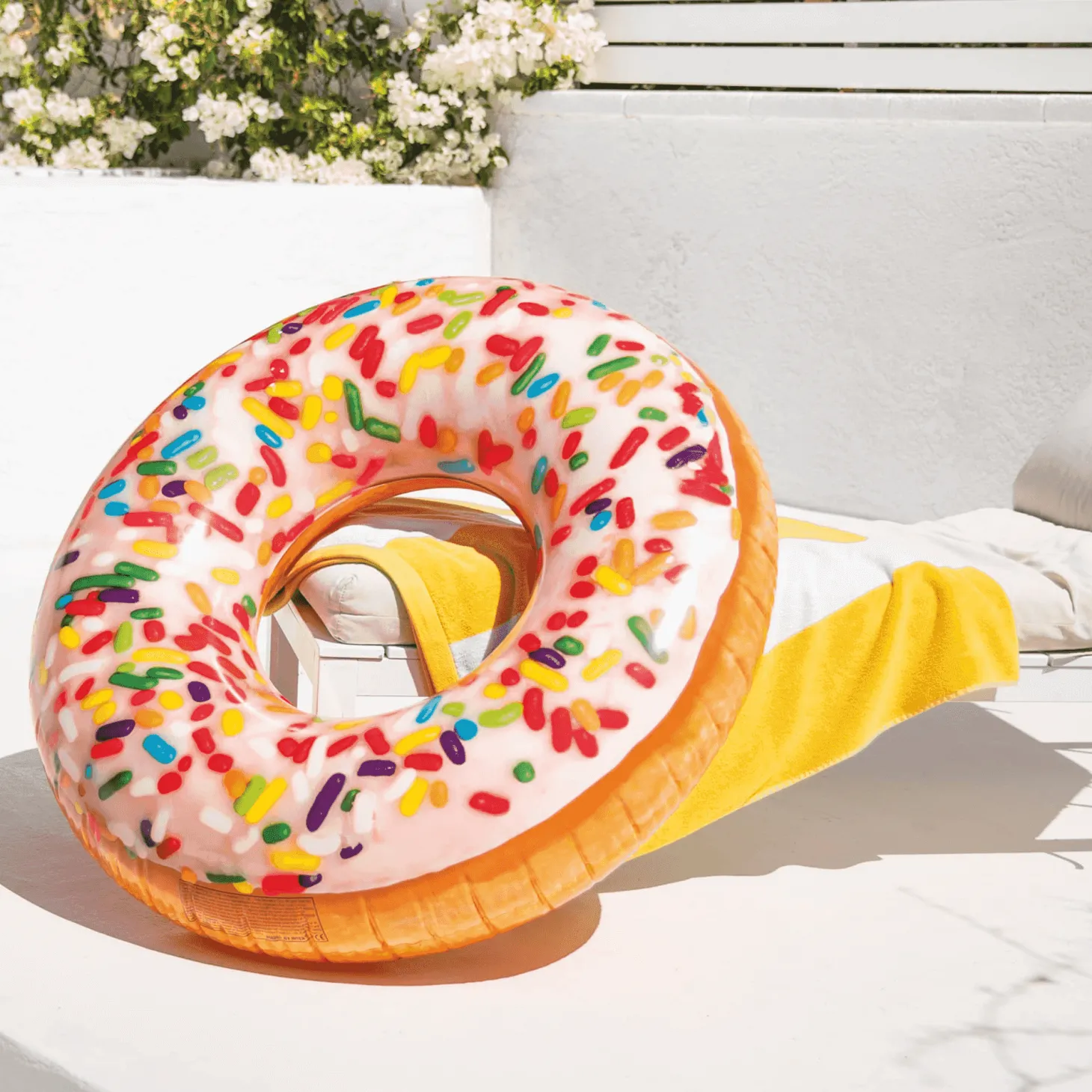 Rueda Hinchable Donut Blanco Intex Ø99 cm