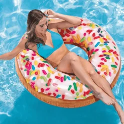 Rueda Hinchable Donut Blanco Intex Ø99 cm