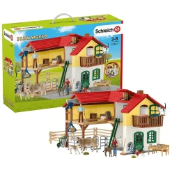 Schleich Granja Con Establo y Animales