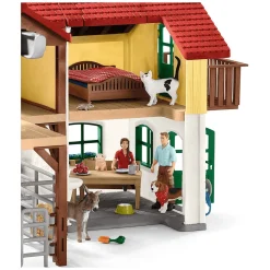 Schleich Granja Con Establo y Animales