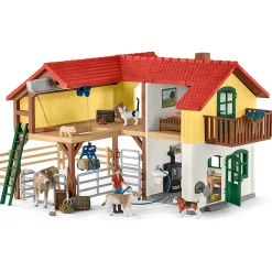 Schleich Granja Con Establo y Animales