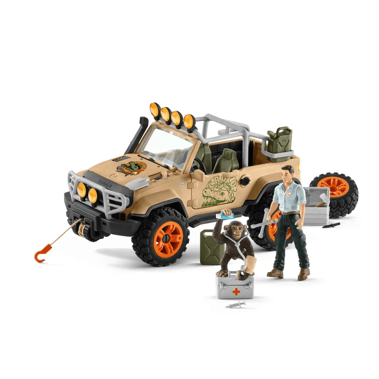 Schleich Todoterreno Con Cabrestante