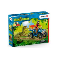 Schleich Huida En Quad De Un Velociraptor