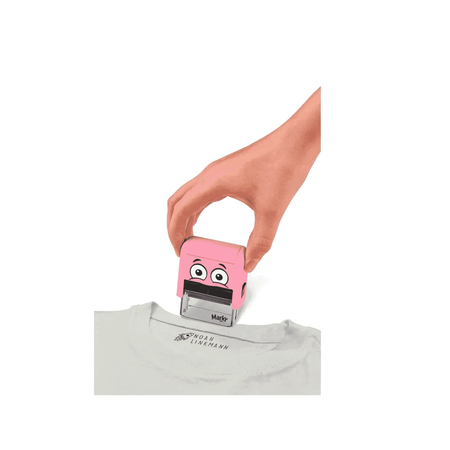 Sello Marcador De Ropa Marky Infantil Rosa