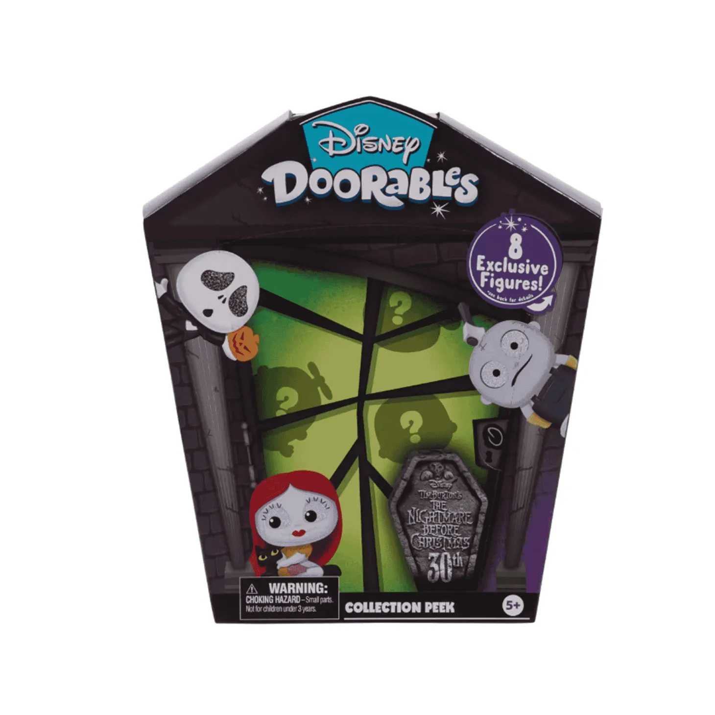 Set de 8 Figuras de Pesadilla Antes de Navidad de Disney Doorables