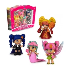 Set de 4 Personajes Pinypon Hadas Fantasy