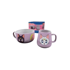 Set de Desayuno Sailor Moon Luna & Artemis
