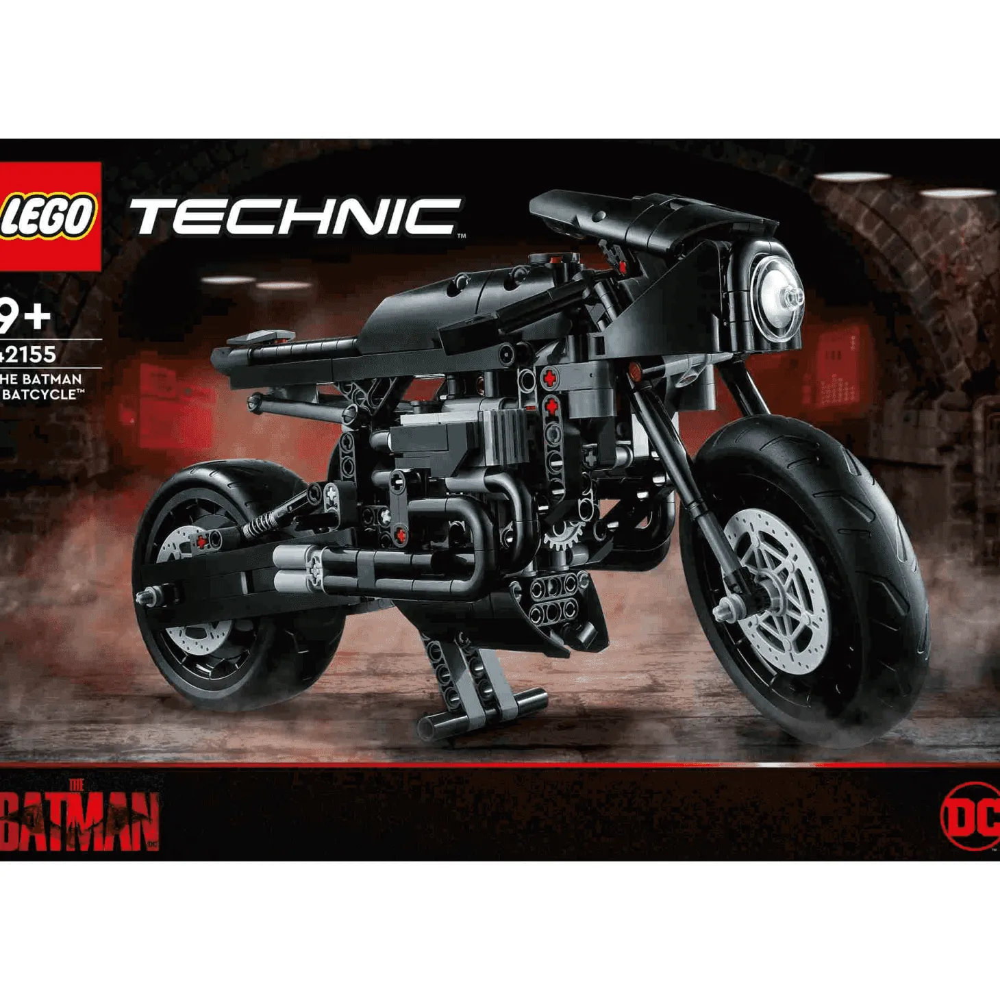 Set de juguete para construir LEGO Technic 42155 THE BATMAN BATMOTO 641 piezas
