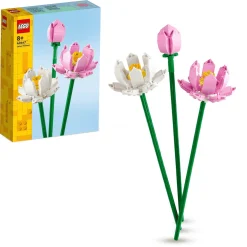 Set de juguetes de construcción LEGO 40647 Flores de Loto, para mayores de 8 años (220 piezas)