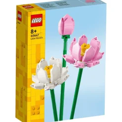 Set de juguetes de construcción LEGO 40647 Flores de Loto, para mayores de 8 años (220 piezas)