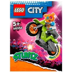Set de juguetes de construcción LEGO City 60356 Moto Acrobática Oso 10 piezas