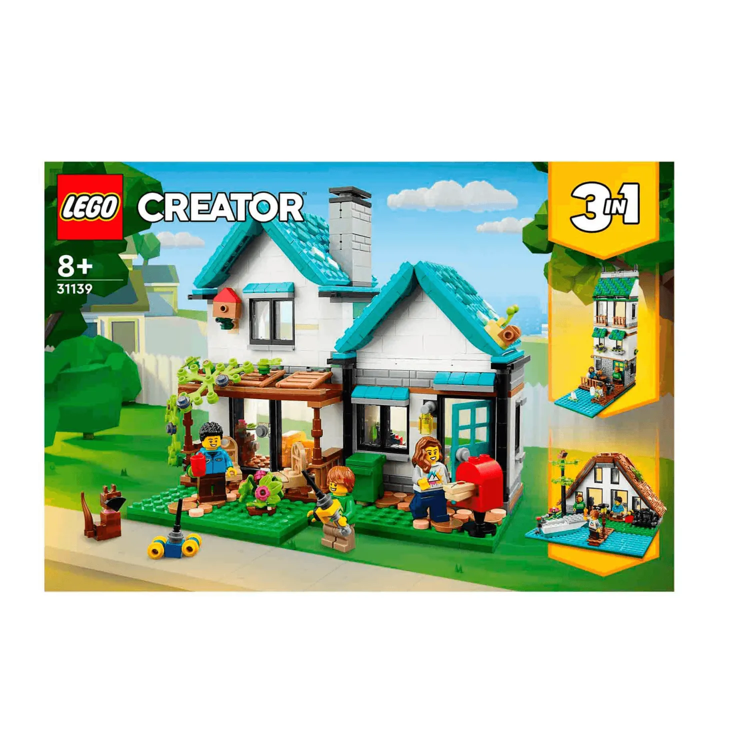 Set de juguetes de construcción LEGO Creator 31139 Casa Confortable 808 piezas