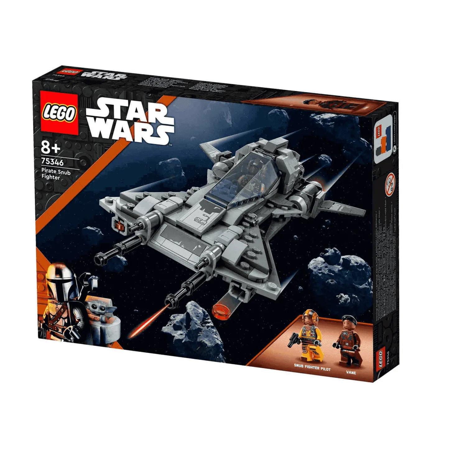 Set de juguetes de construcción LEGO Star Wars 75346 Caza Snub Pirata 285 piezas