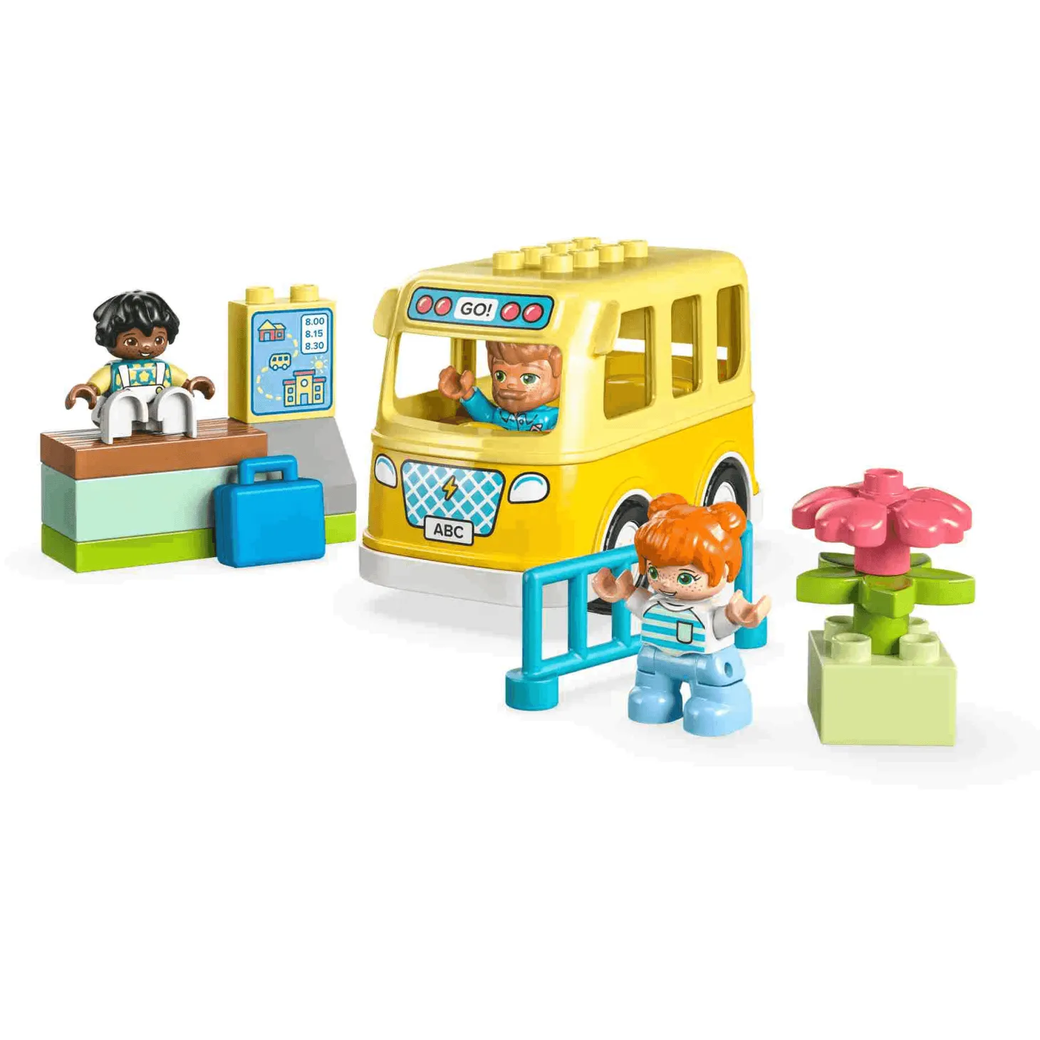 Set de juguetes de construcción Mi Ciudad LEGO DUPLO 10988 Paseo en Autobús 16 piezas