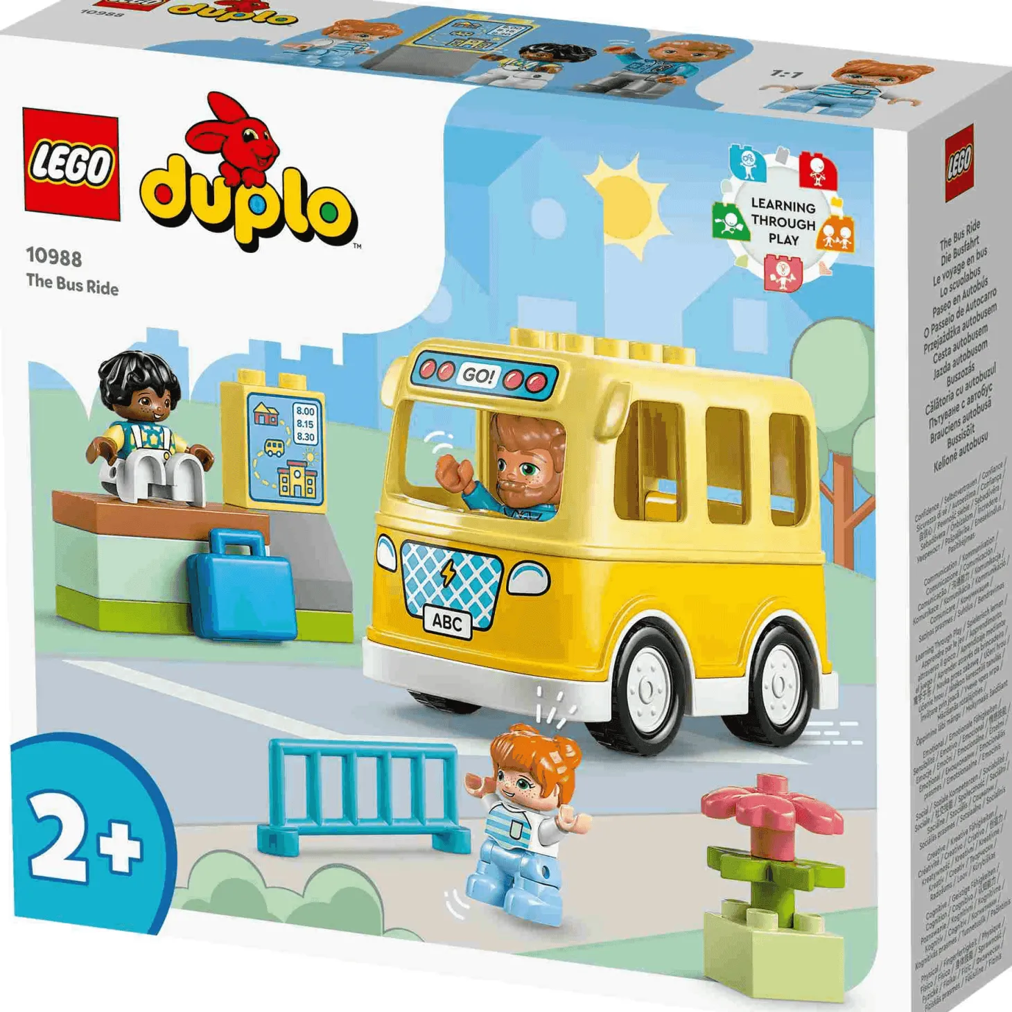 Set de juguetes de construcción Mi Ciudad LEGO DUPLO 10988 Paseo en Autobús 16 piezas