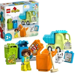 Set de juguetes de construcción Mi Ciudad LEGO DUPLO 10987 Camión de Reciclaje 15 piezas
