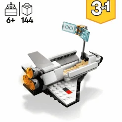 Set de juguetes de construcción LEGO Creator 31134 Lanzadera Espacial (144 piezas)