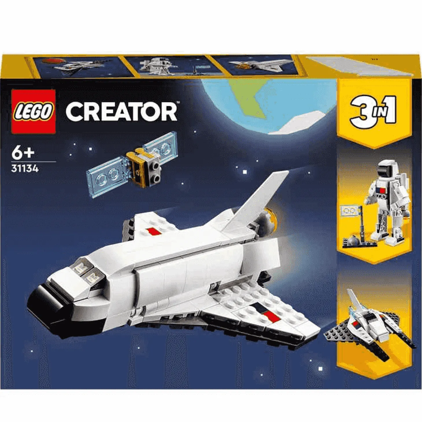 Set de juguetes de construcción LEGO Creator 31134 Lanzadera Espacial (144 piezas)