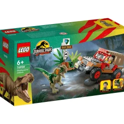 Set de juguetes de construcción LEGO Jurassic Park 76958 Emboscada al Dilofosaurio 211 piezas