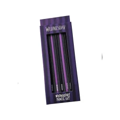 Set de Lápices 'Wednesday' – Producto Oficial de la Serie de Netflix