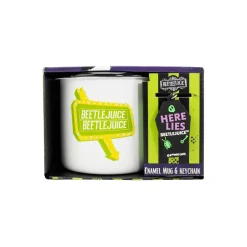 Set de Taza y Llavero 'Beetlejuice'