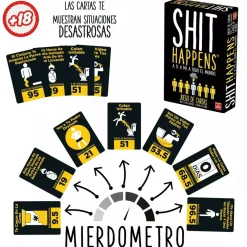 Shit Happens Juego de Mesa Bizak +18