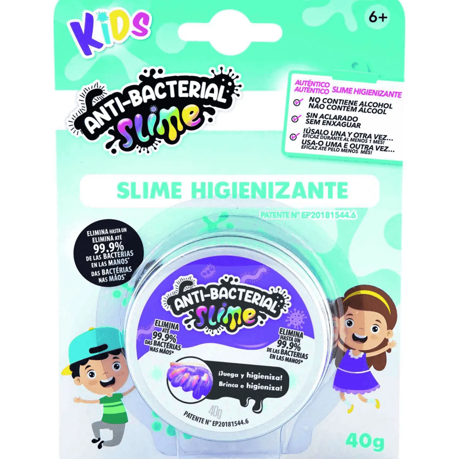 Slime Anti Bacterial Diferentes Colores