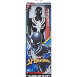Spider-Man Figura Titan Hero Series SpiderMan Black Suit 30 cm
