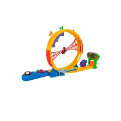 Spiderman Pista de carreras Spiderman de metal - ¡Súper divertida!