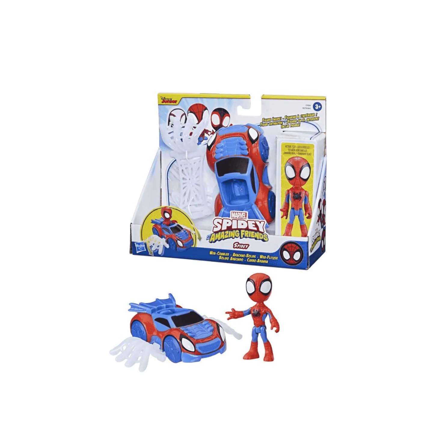 Spidey Set Figura y su Vehículo Arácnido